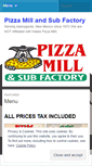 Mobile Screenshot of pizzamillandsubfactory.com